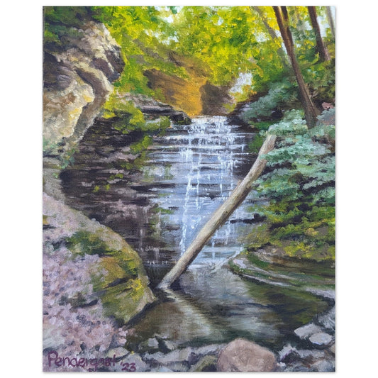 Secret Waterfall, print