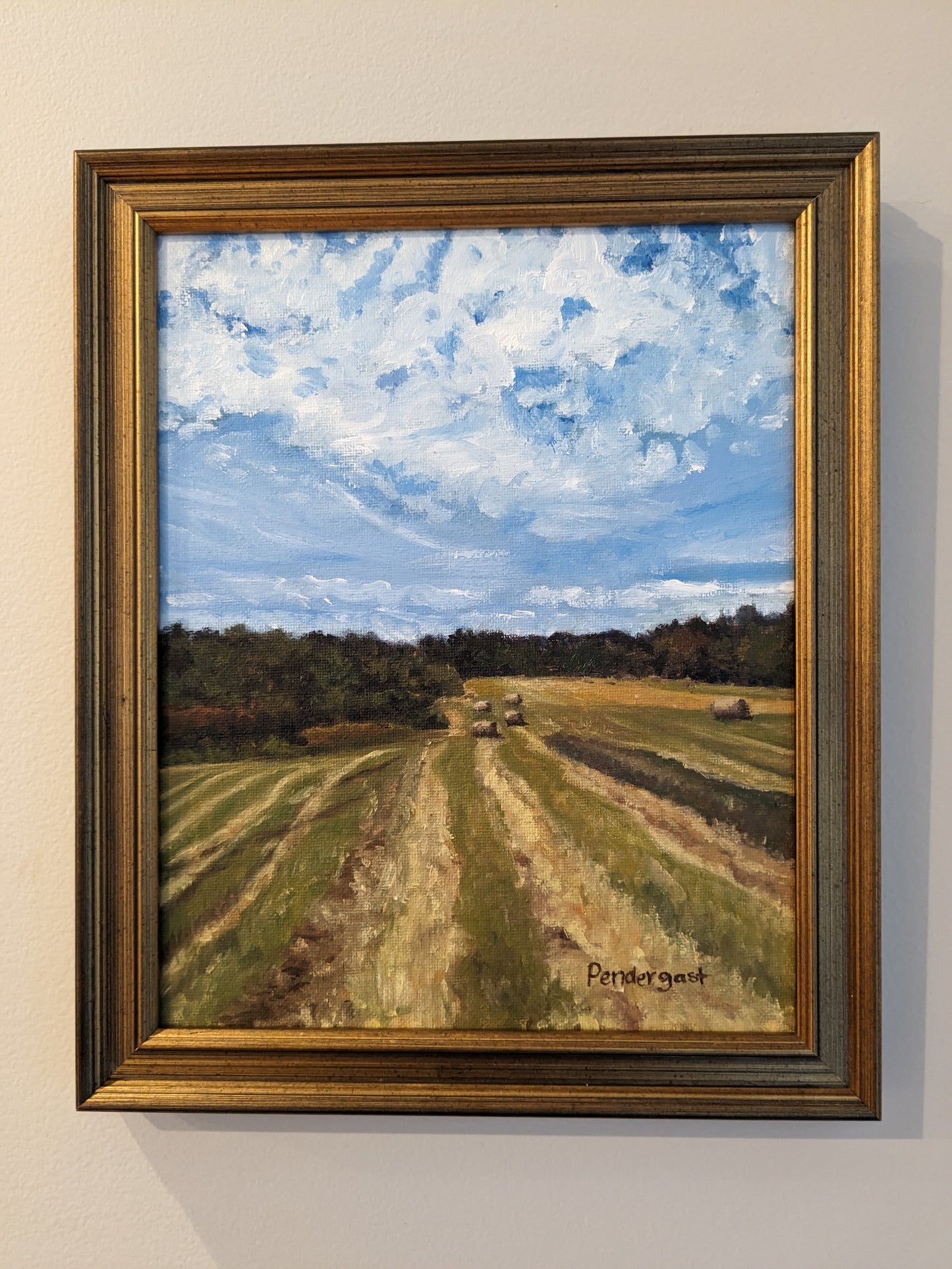 Study for Katie's Field, original oil painting