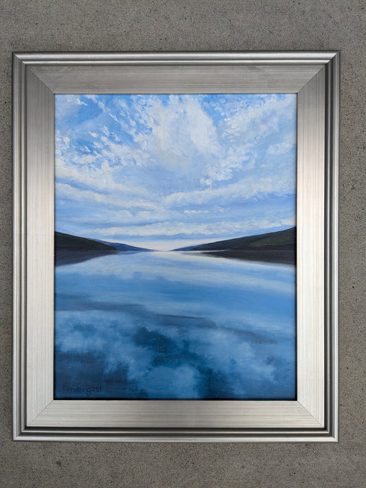 Glass Lake, original oil painting