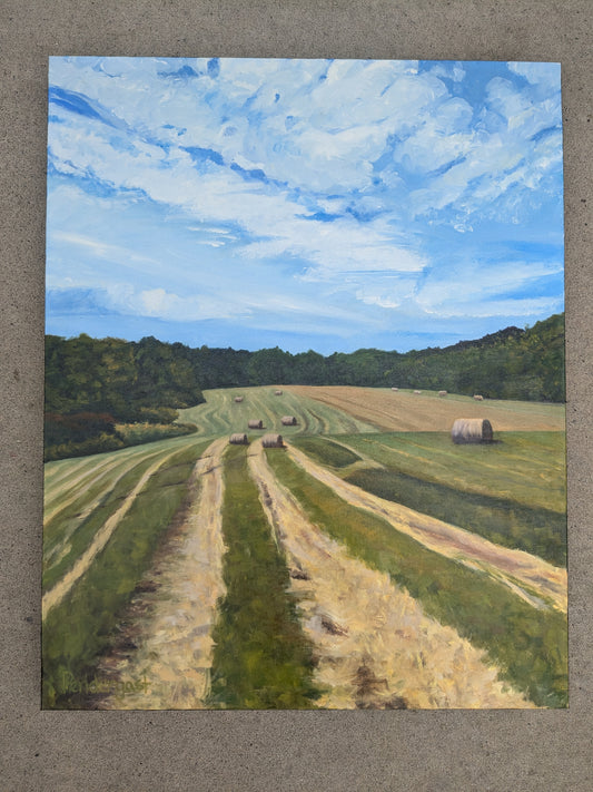 Katie's Field, original oil painting