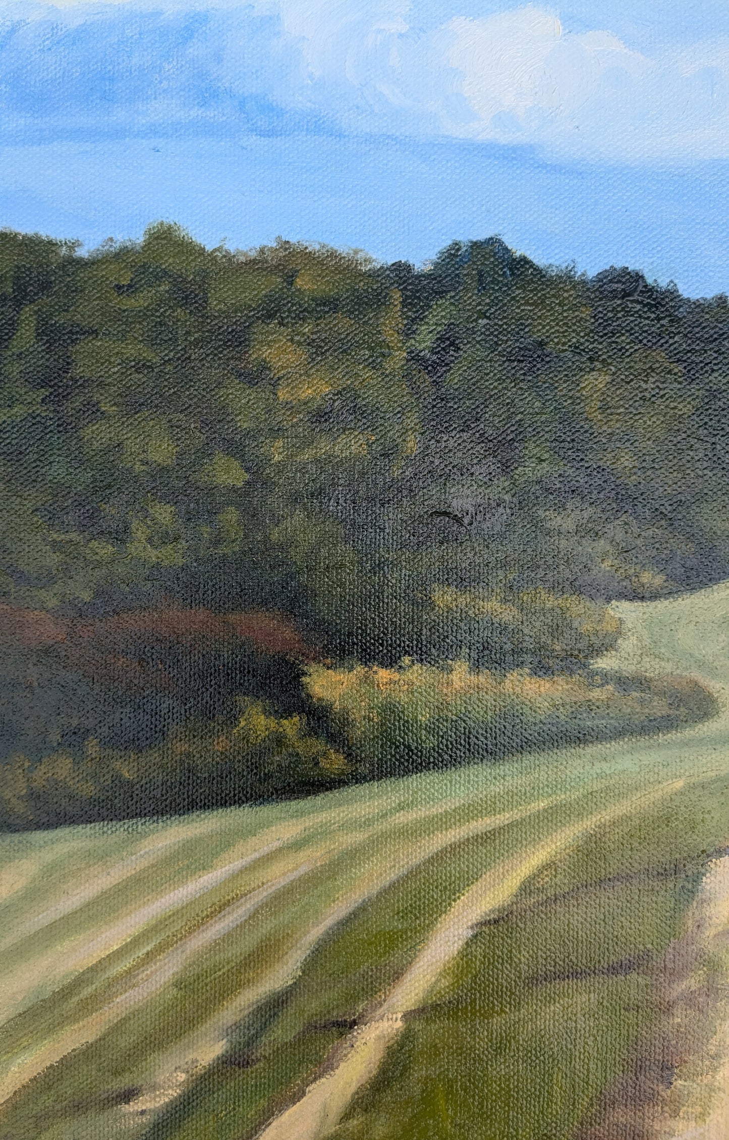 Katie's Field, original oil painting